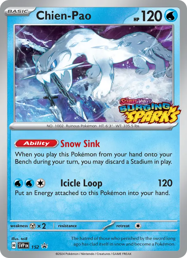 Chien-Pao, SVP Black Star Promos #152