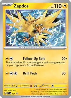 Zapdos, SVP Black Star Promos #157/225