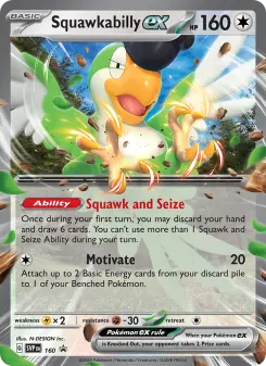 Squawkabilly ex, SVP Black Star Promos #160/225