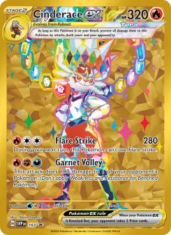 Cinderace ex, SVP Black Star Promos #163/225
