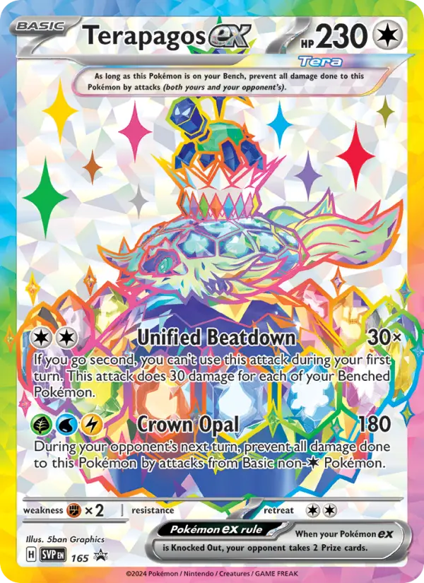 Terapagos ex, SVP Black Star Promos #165