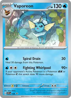Vaporeon, SVP Black Star Promos #168/225