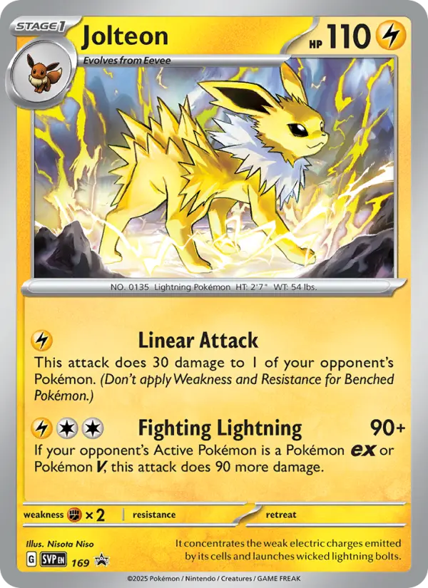 Jolteon, SVP Black Star Promos #169