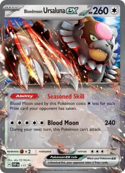 Bloodmoon Ursaluna ex, SVP Black Star Promos #177/225