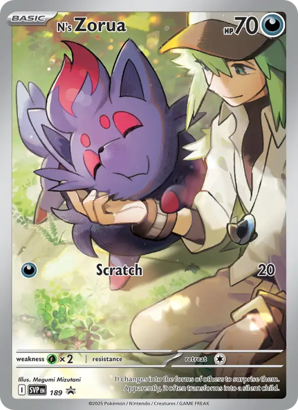 N's Zorua, SVP Black Star Promos #189