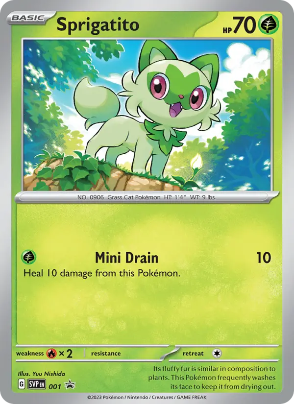 Sprigatito, SVP Black Star Promos #1