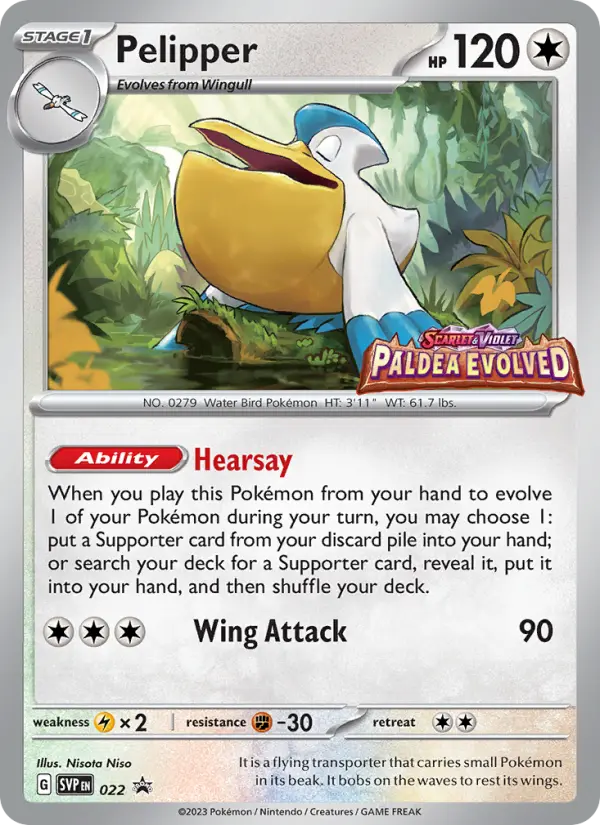Pelipper, SVP Black Star Promos #22