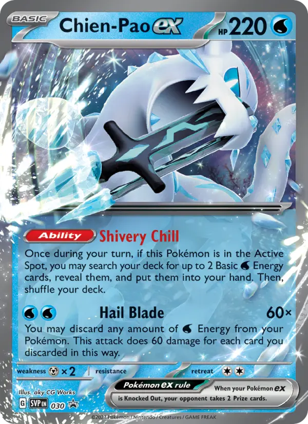 Chien-Pao ex, SVP Black Star Promos #30