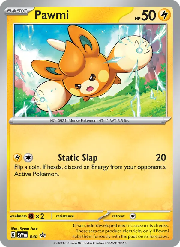 Pawmi, SVP Black Star Promos #40