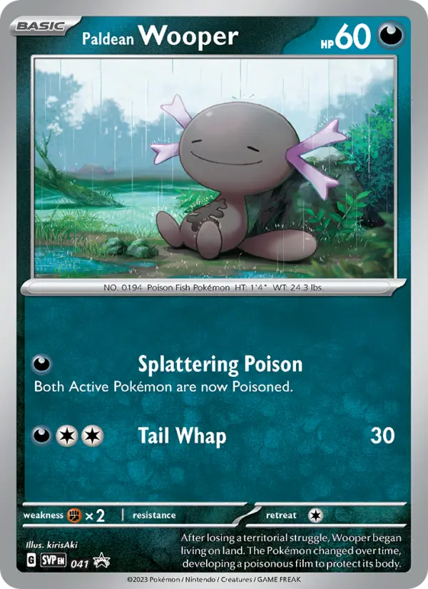Paldean Wooper, SVP Black Star Promos #41