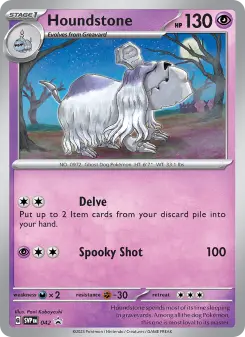 Houndstone, SVP Black Star Promos #42/225