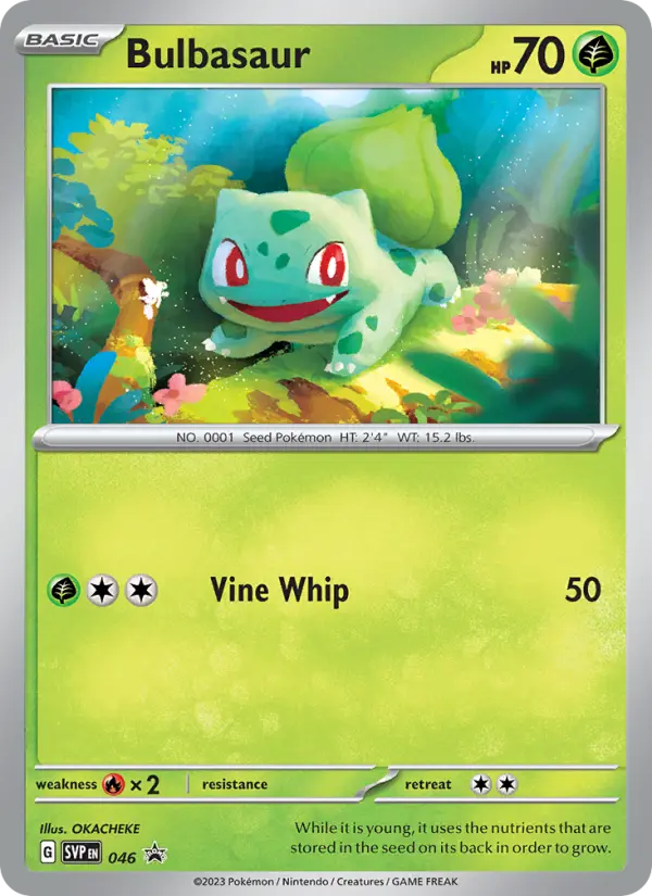 Bulbasaur, SVP Black Star Promos #46