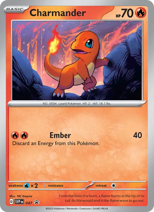 Charmander, SVP Black Star Promos #47