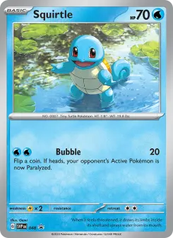 Squirtle, SVP Black Star Promos #48/225