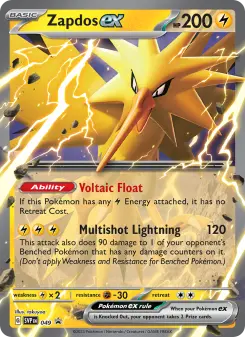 Zapdos ex, SVP Black Star Promos #49/225