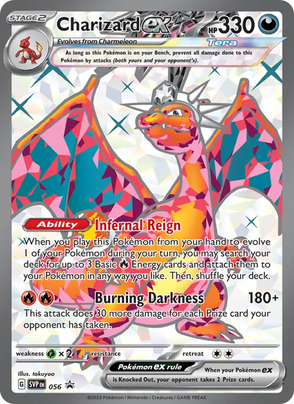 Charizard ex, SVP Black Star Promos #56
