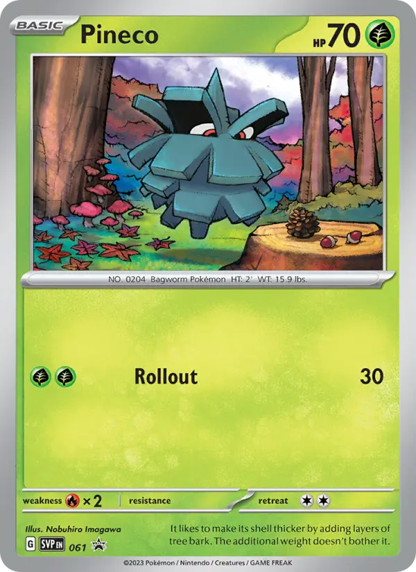 Pineco, SVP Black Star Promos #61