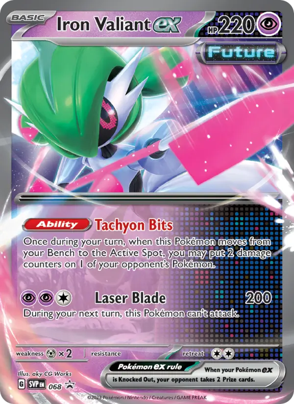 Iron Valiant ex, SVP Black Star Promos #68