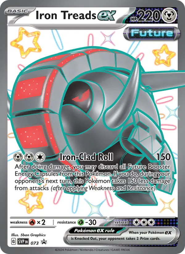 Iron Treads ex, SVP Black Star Promos #73