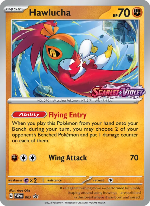 Hawlucha, SVP Black Star Promos #7