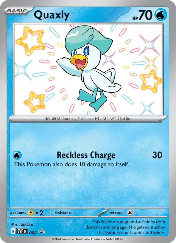 Quaxly, SVP Black Star Promos #82