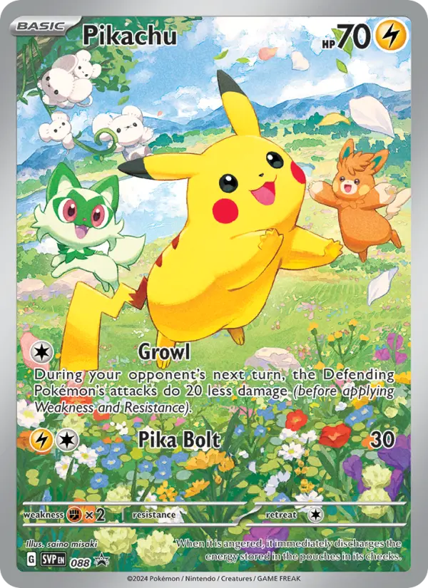 Pikachu, SVP Black Star Promos #88