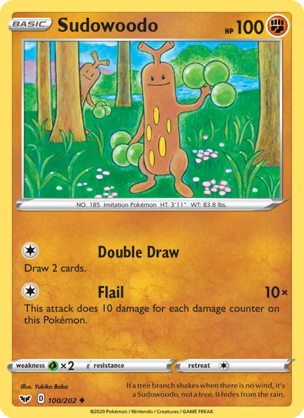 Sudowoodo, Sword & Shield #100