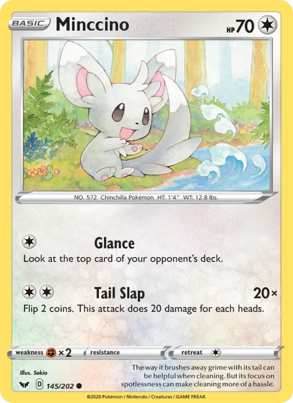 Minccino, Sword & Shield #145