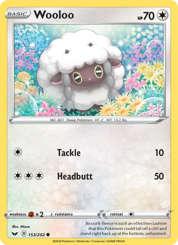 Wooloo, Sword & Shield #153