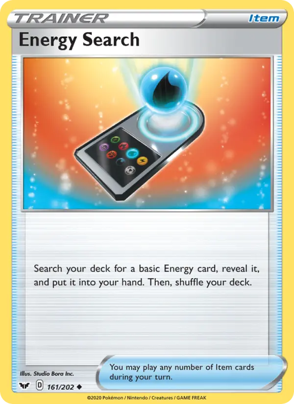 Energy Search, Sword & Shield #161