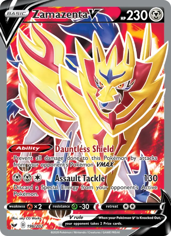Zamazenta V, Sword & Shield #196