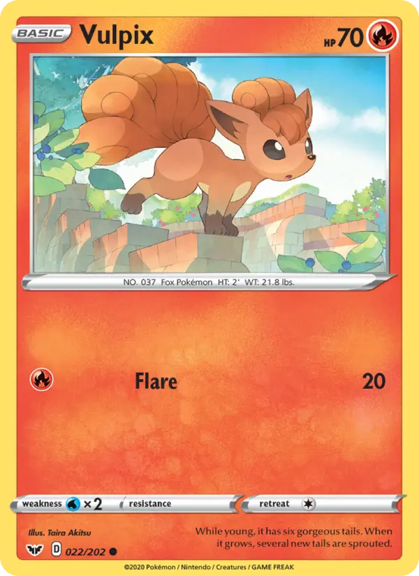 Vulpix, Sword & Shield #22