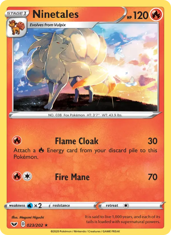Ninetales, Sword & Shield #23
