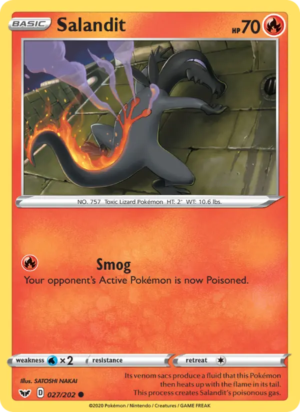 Salandit, Sword & Shield #27