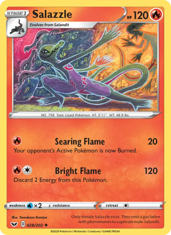 Salazzle, Sword & Shield #28