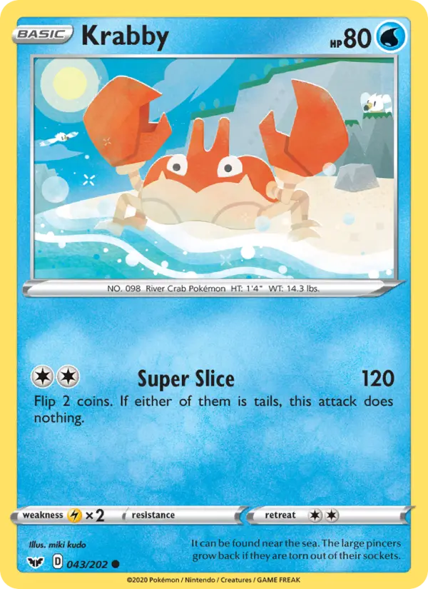 Krabby, Sword & Shield #43