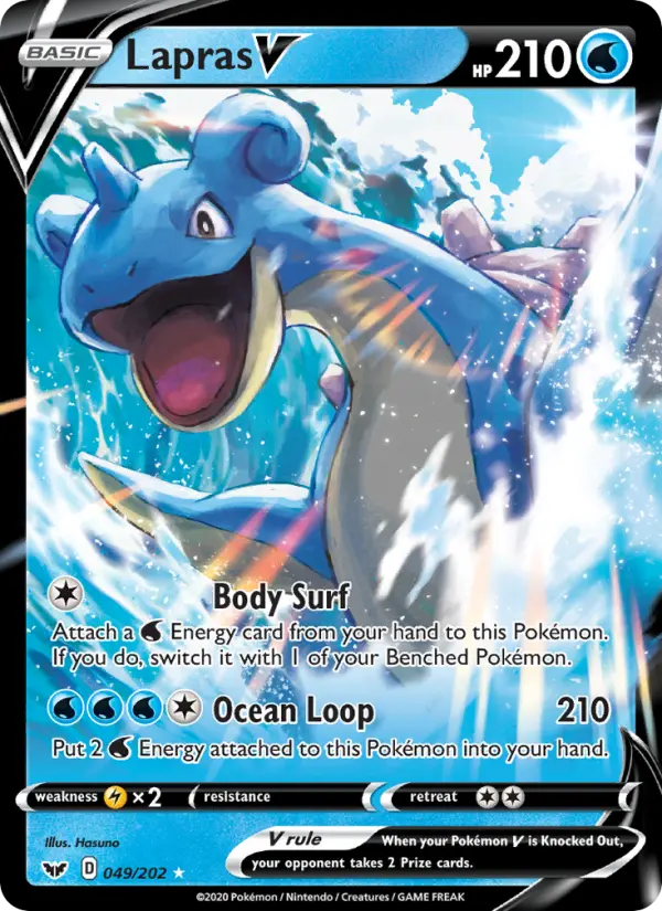 Lapras V, Sword & Shield #49