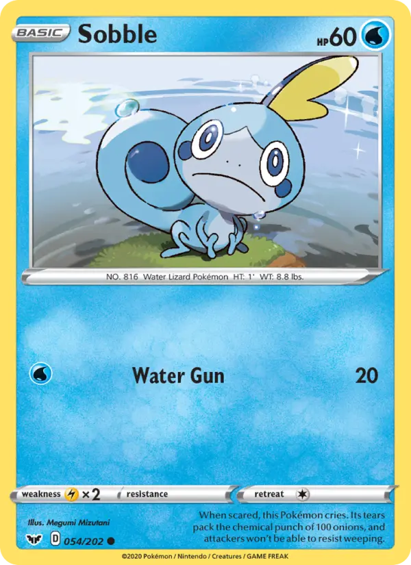Sobble, Sword & Shield #54