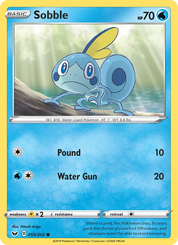 Sobble, Sword & Shield #55