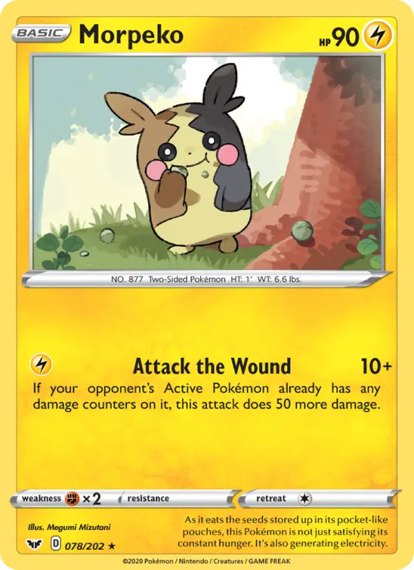 Morpeko, Sword & Shield #78