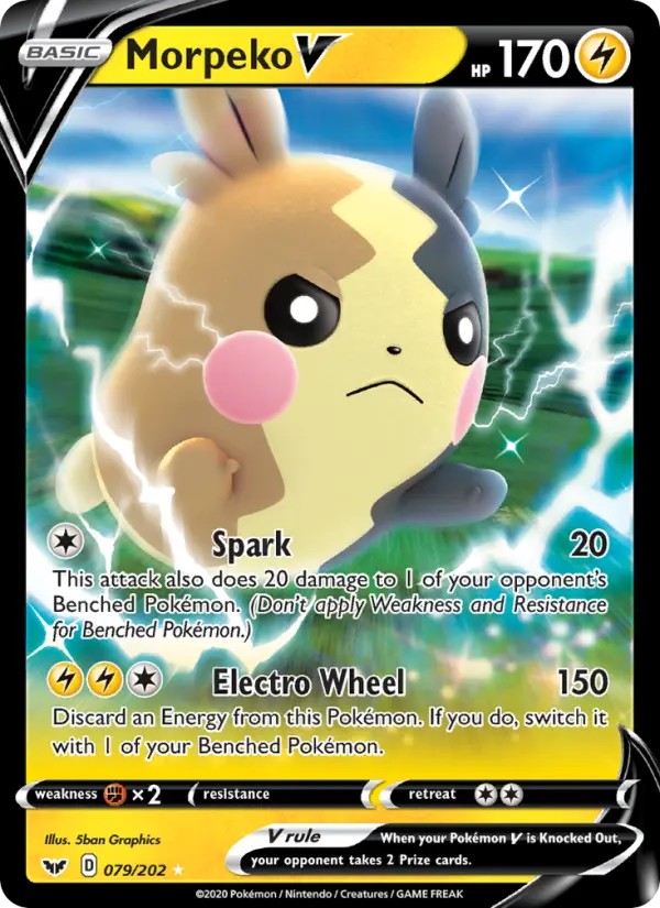 Morpeko V, Sword & Shield #79