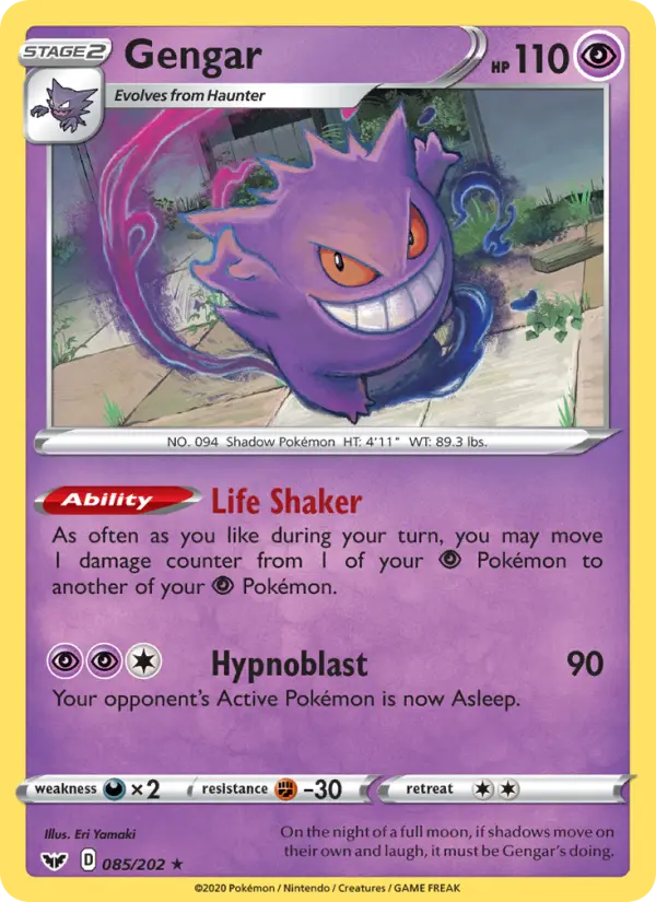 Gengar, Sword & Shield #85