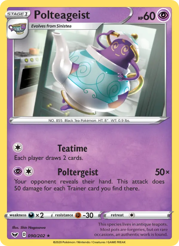 Polteageist, Sword & Shield #90