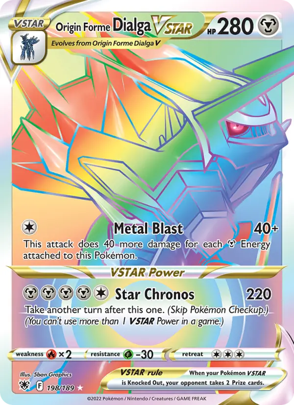 Origin Forme Dialga VSTAR, Astral Radiance #198