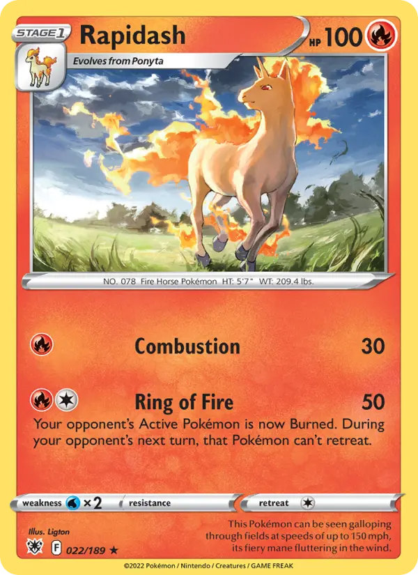 Rapidash, Astral Radiance #22