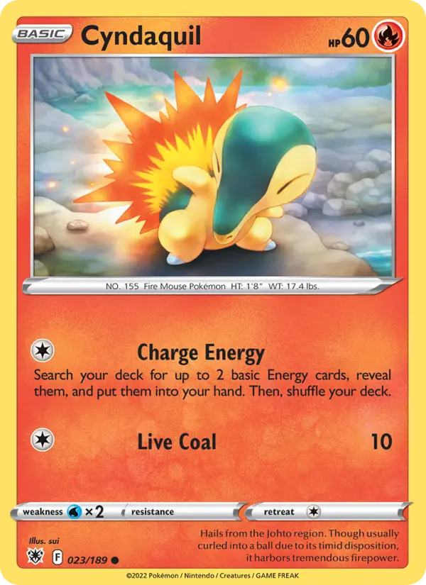 Cyndaquil, Astral Radiance #23