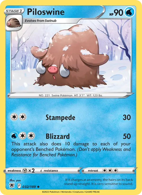 Piloswine, Astral Radiance #32