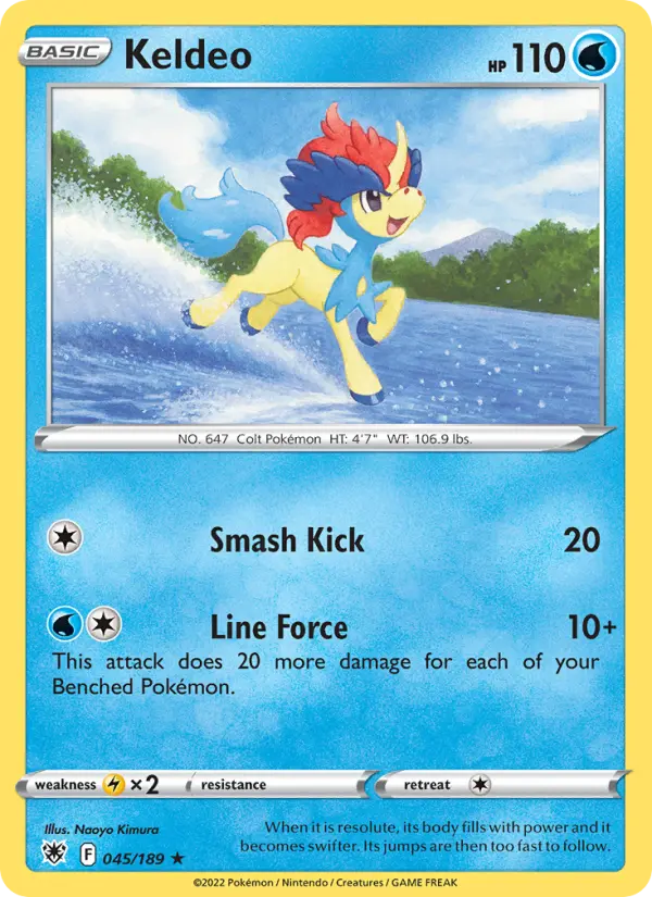 Keldeo, Astral Radiance #45