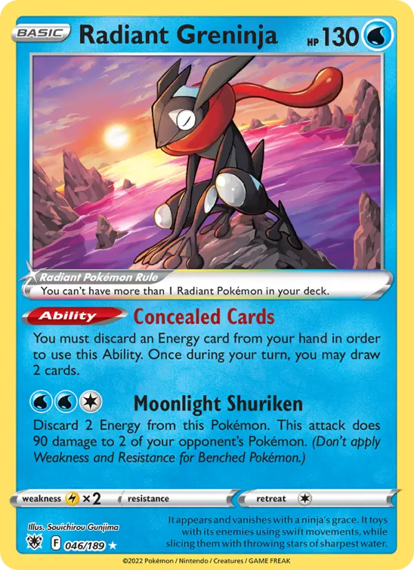 Radiant Greninja, Astral Radiance #46