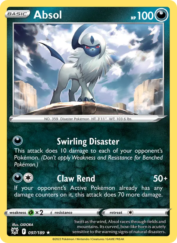 Absol, Astral Radiance #97